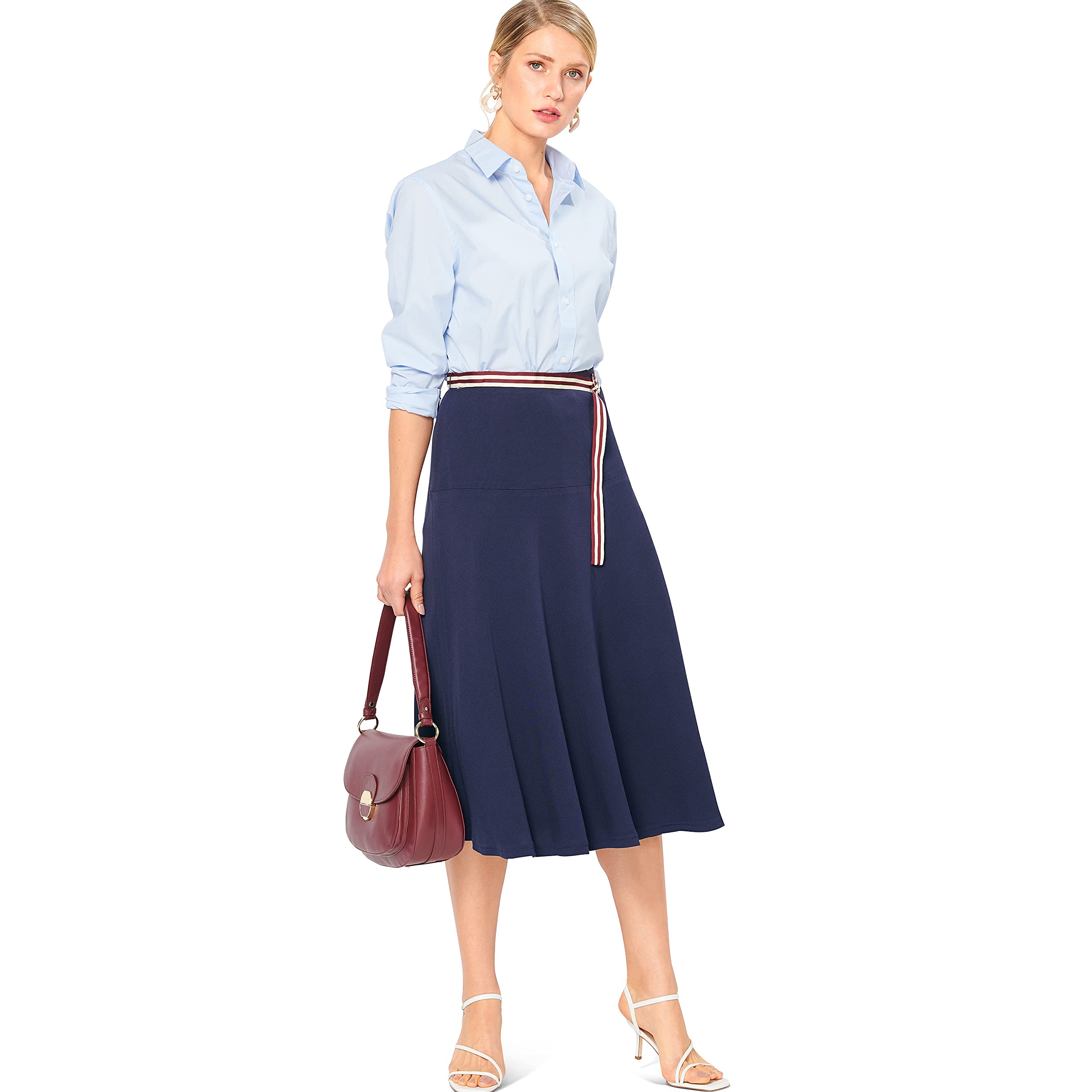 burda-style-schnittmuster-6142-damenrock-mit-passe-2-l-ngen-gr-36-46 image 3