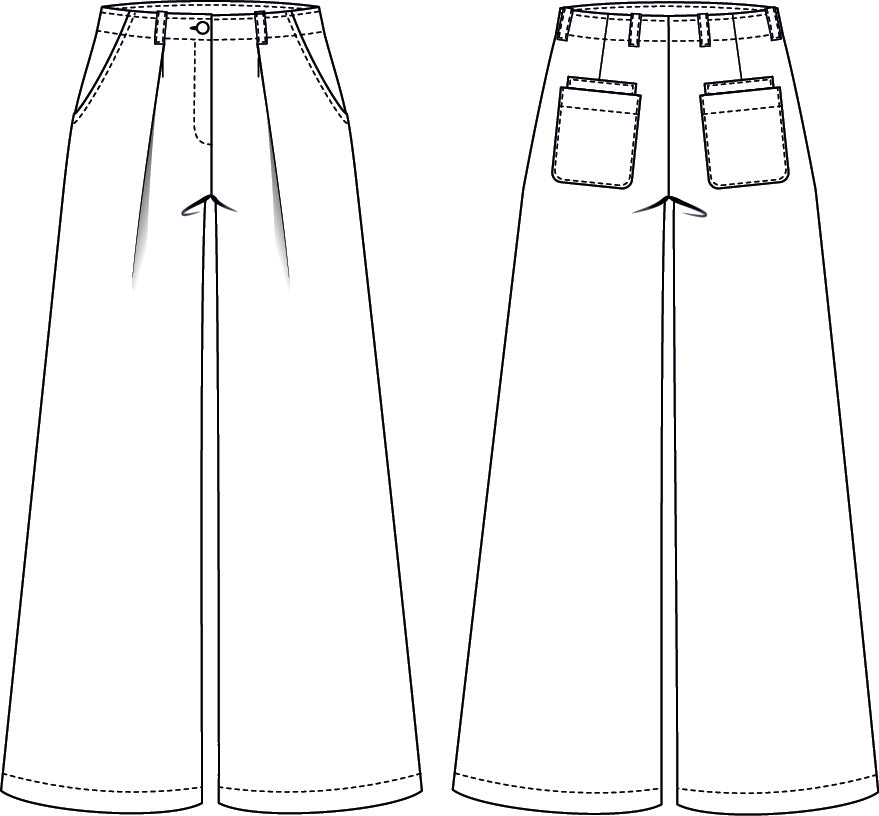 schnittmuster-berlin-premium-hose-eldorado-weite-bundfaltenhose-damen image 2