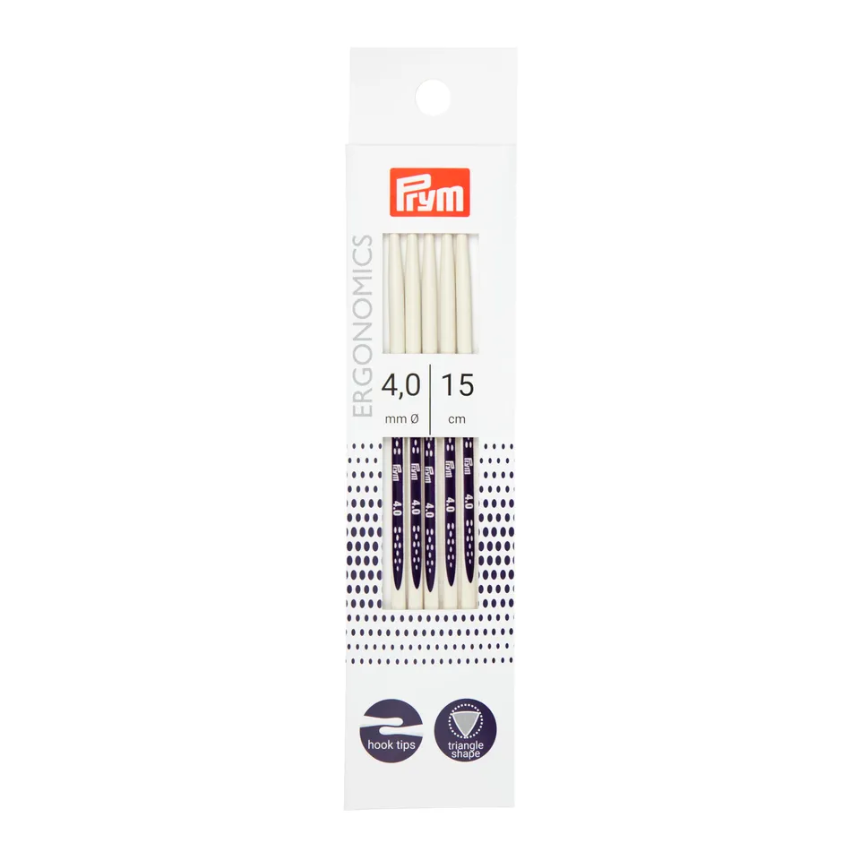 prym-194154-strumpfstricknadeln-ergonomics-15-cm-4-00-mm image 1