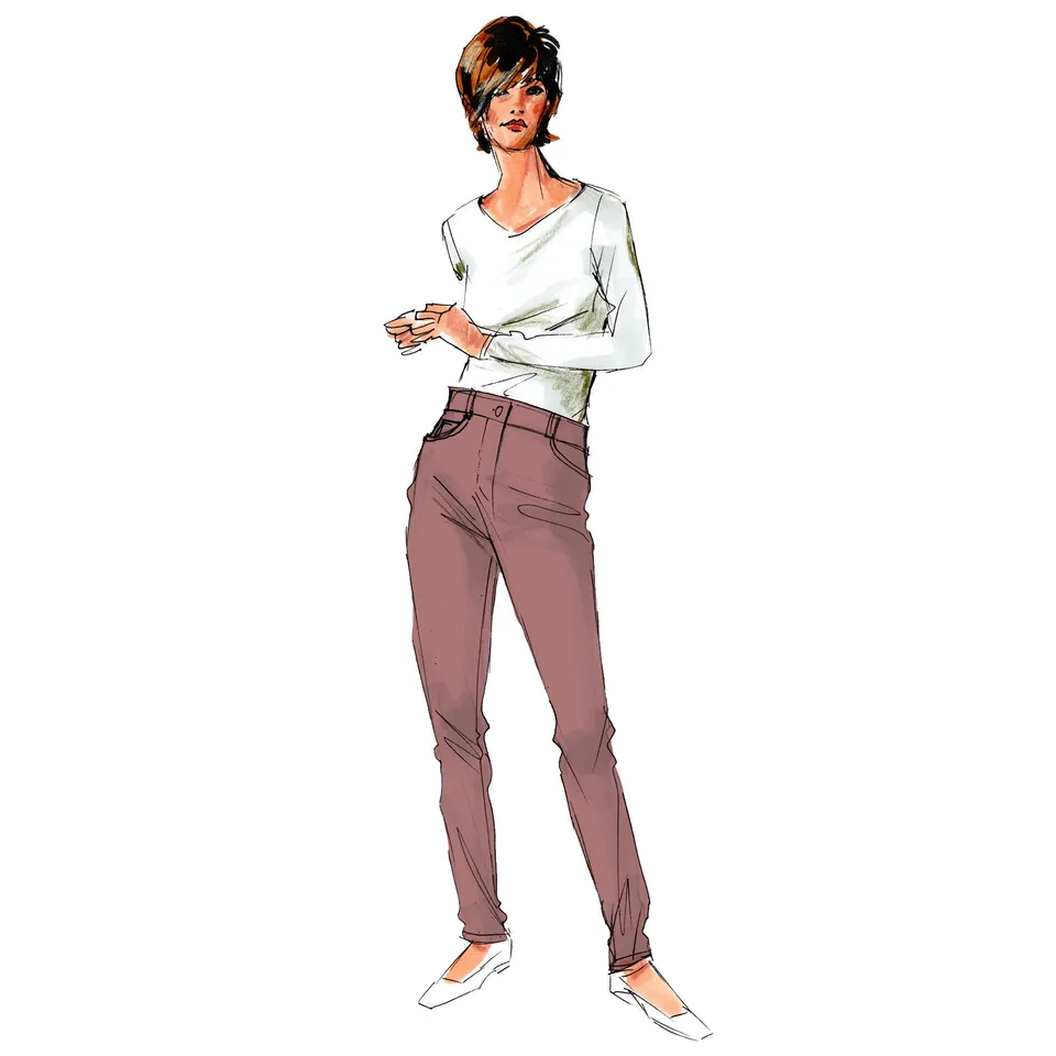 schnittmuster-berlin-jeanshose-benedikte-five-pocket-damen-hose image 1