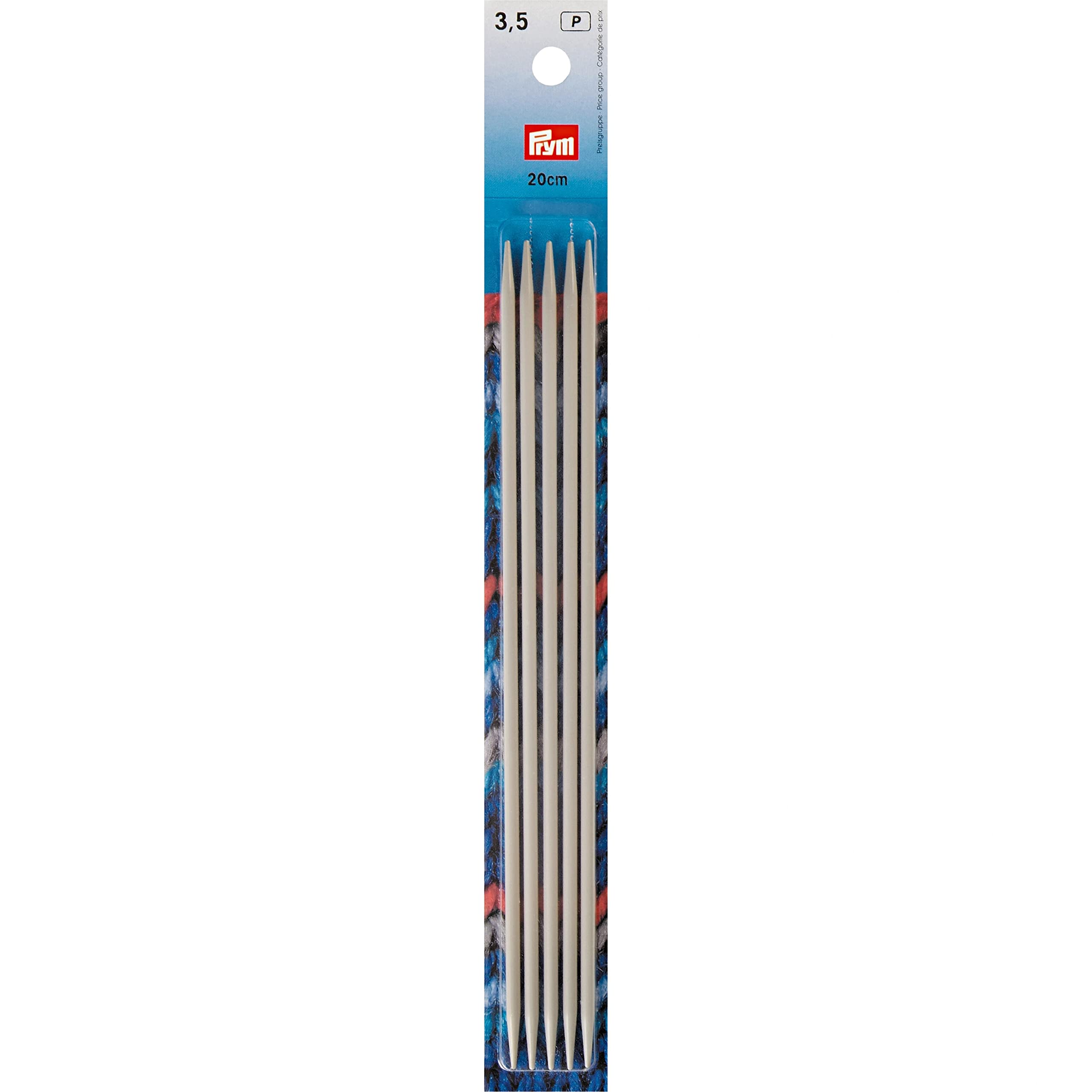 prym-strumpfstricknadeln-alu-15-cm-3-00-mm-grau image 2