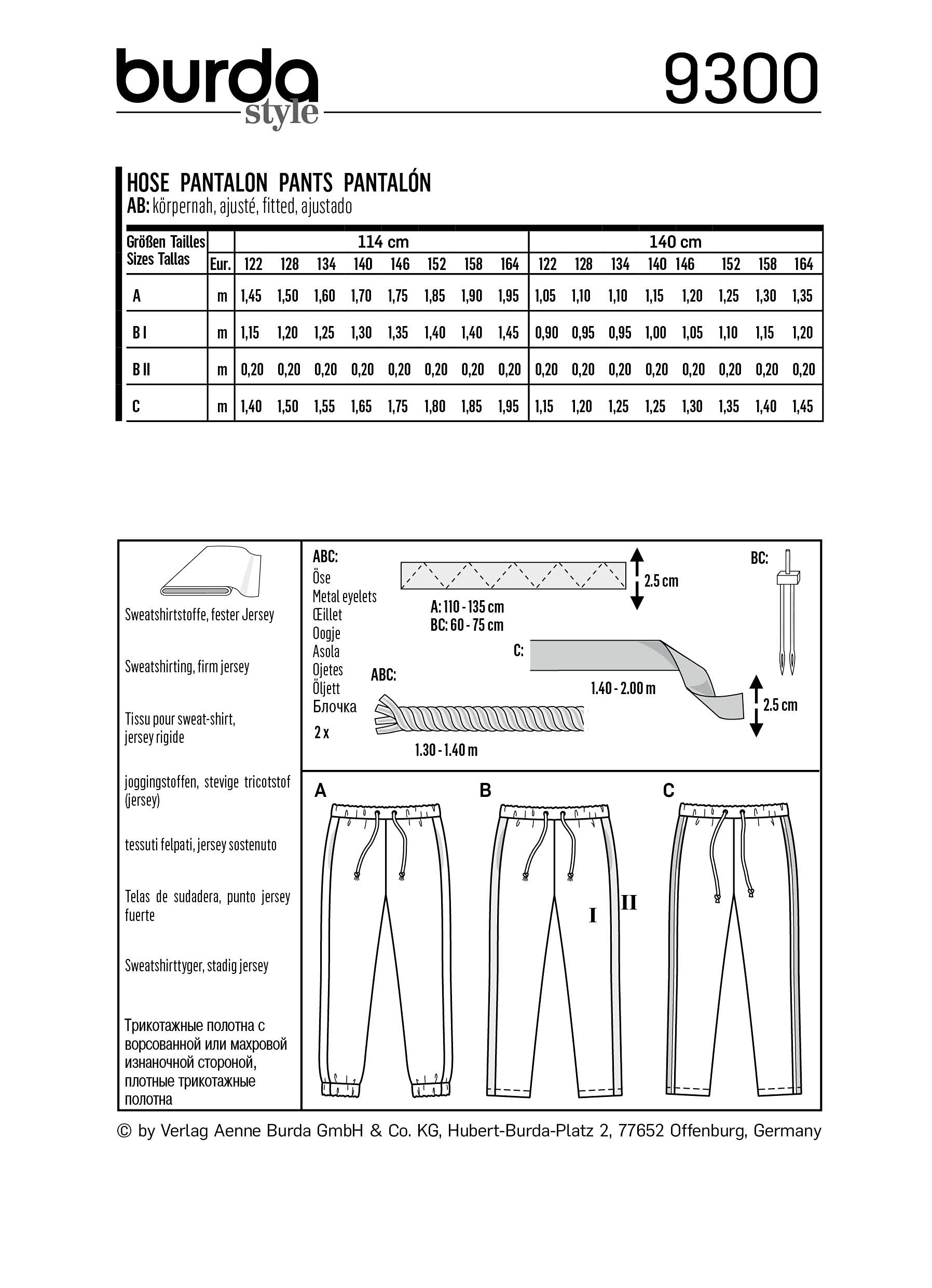 burda-kids-9300-schnittmuster-kinder-jogginghosen-gr-122-164 image 5