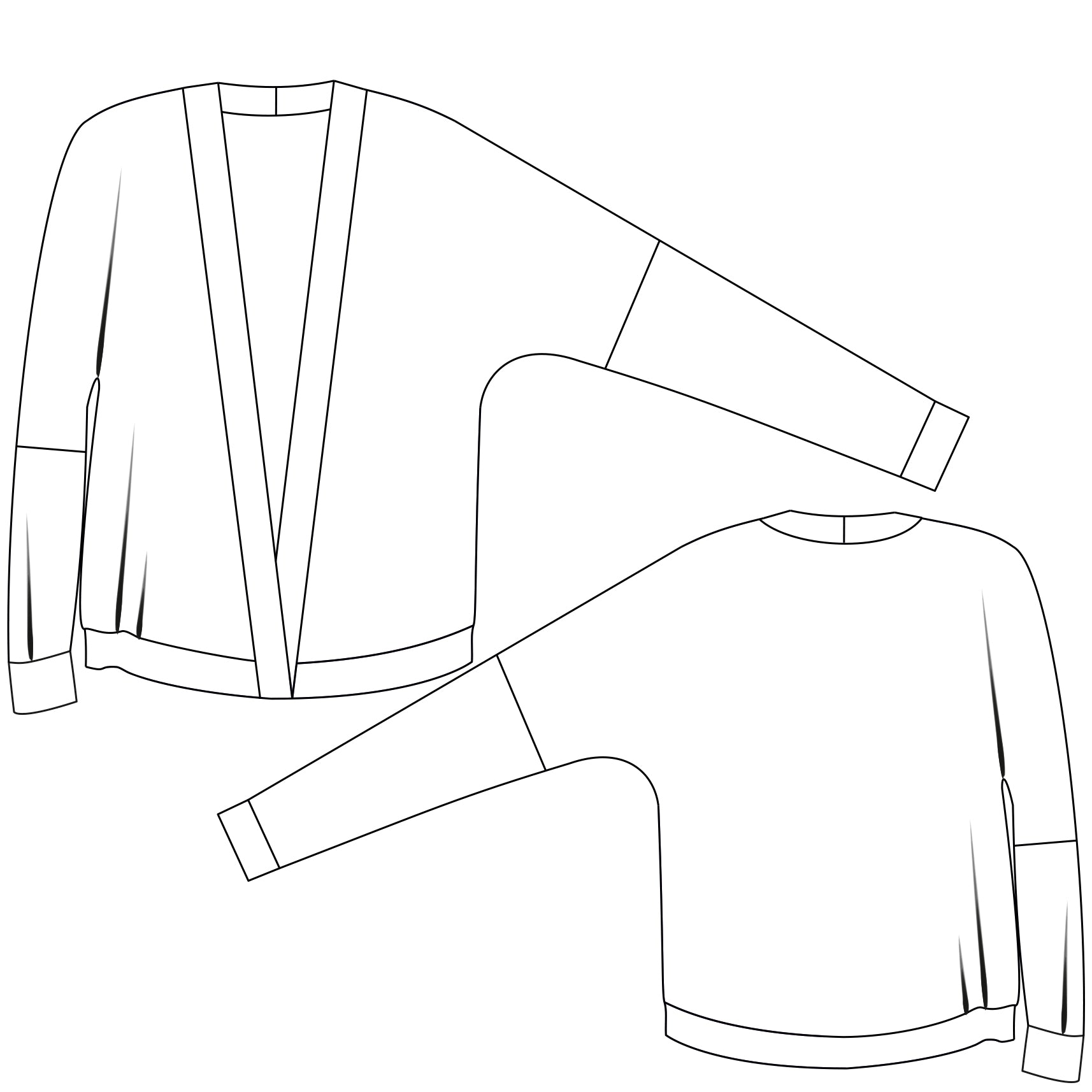 schnittmuster-berlin-strickjacke-laura-damen-cardigan-mit-berschnittenen-schulte image 2