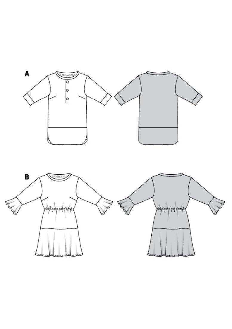 burda-style-6060-schnittmuster-kleidervariationen-damen-gr-34-44 image 8
