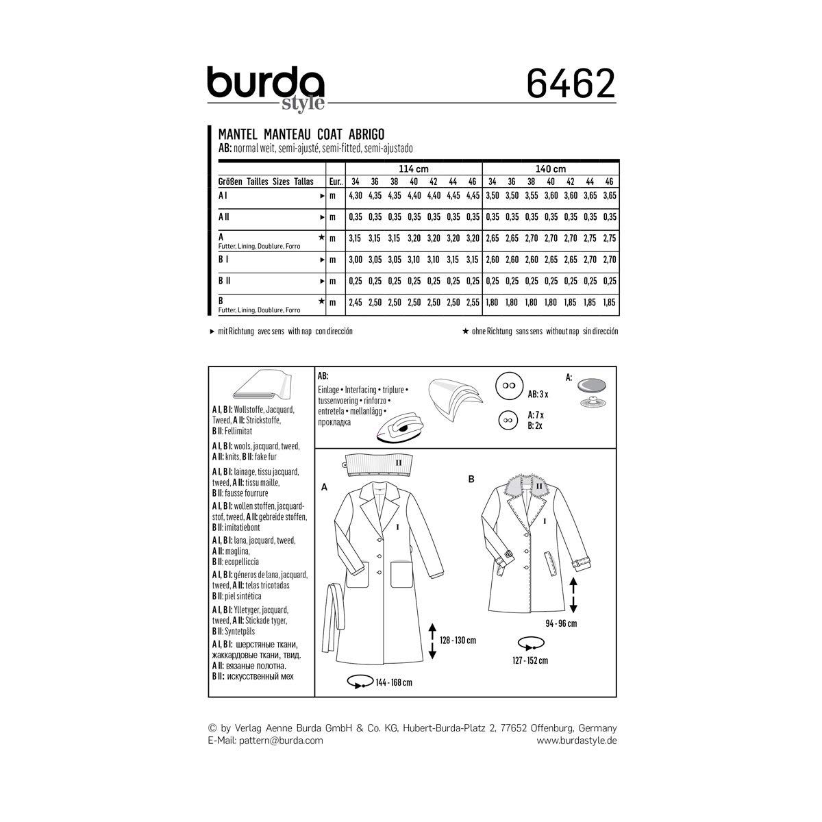 burda-style-6462-damen-blazermantel-gr-34-46 image 2
