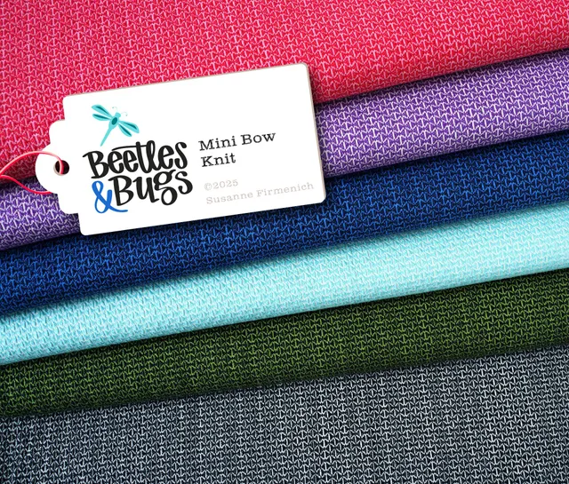 albstoffe-beetles-bugs-mini-bow-knit-bio-jacquard-jersey-meterware image 1