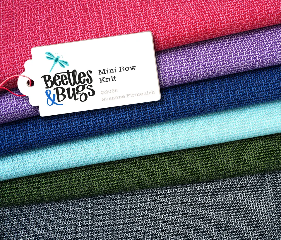 albstoffe-beetles-bugs-mini-bow-knit-bio-jacquard-jersey-meterware image 1