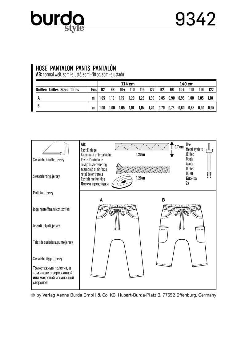burda-kids-9342-schnittmuster-kinder-hose-gr-92-122-level-1 image 4