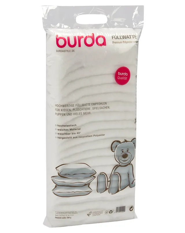 burda-style-f-llwatte-polyester-500-g-f-r-kissen-stofftiere-puppen image 1