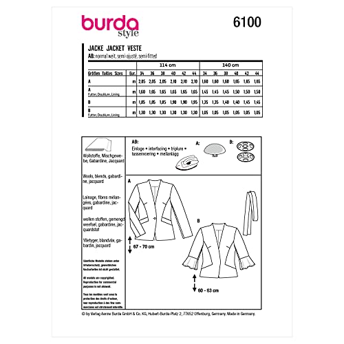 burda-style-jacken-n-hmuster-set-2-gef-tterte-jacken-mit-kragen-gr-34-44 image 8