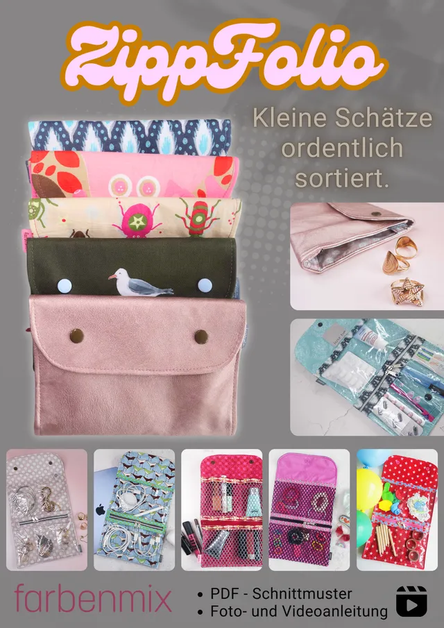 farbenmix-zippfolio-organizer-t-schchen-schnittmuster-ebook image 1