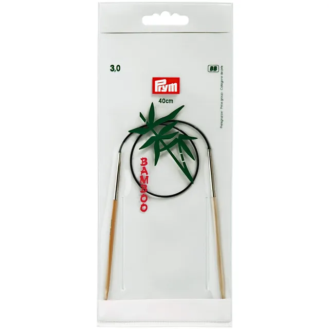 prym-221524-rundstricknadel-40-cm-3-0-mm-bambus-natur image 1