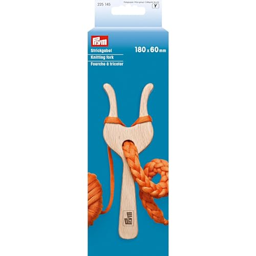 prym-225145-strickgabel-lucet-holz-18-x-6-cm-natur-kordelstricker image 5