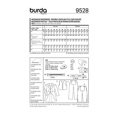 burda-style-schnittmuster-9528-biedermeier-hosenanzug-kinder-gr-122-164 image 7