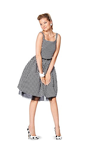 burda-style-7054-schnittmuster-retro-kleid-top-rock-gr-34-46 image 8