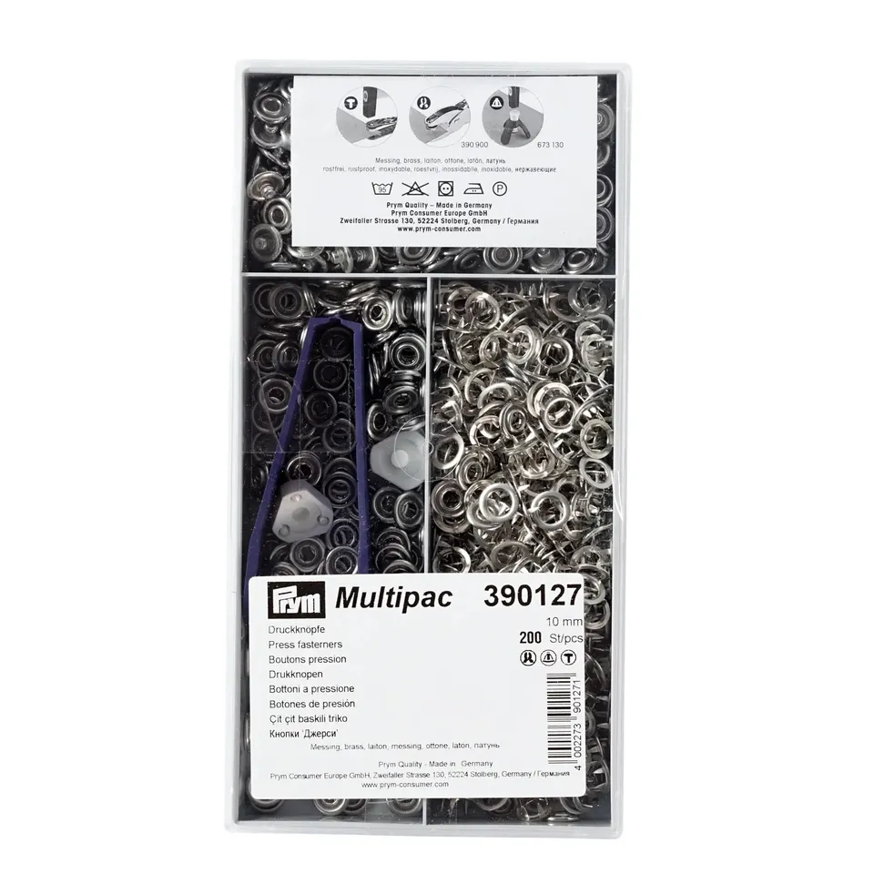 prym-jersey-druckkn-pfe-10-mm-silber-200-st-ck-zackenringe-aus-messing image 1