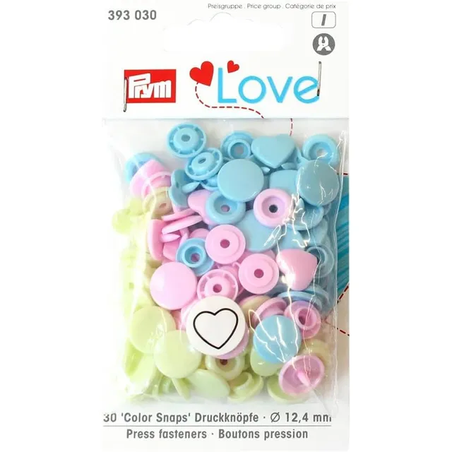 prym-love-color-snaps-herzform-12-4-mm-pink-gr-n-hellblau-kunststoff-druckkn-pfe image 1