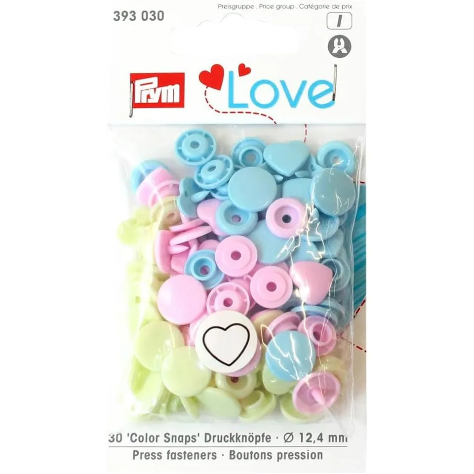 prym-love-color-snaps-herzform-12-4-mm-pink-gr-n-hellblau-kunststoff-druckkn-pfe image 1