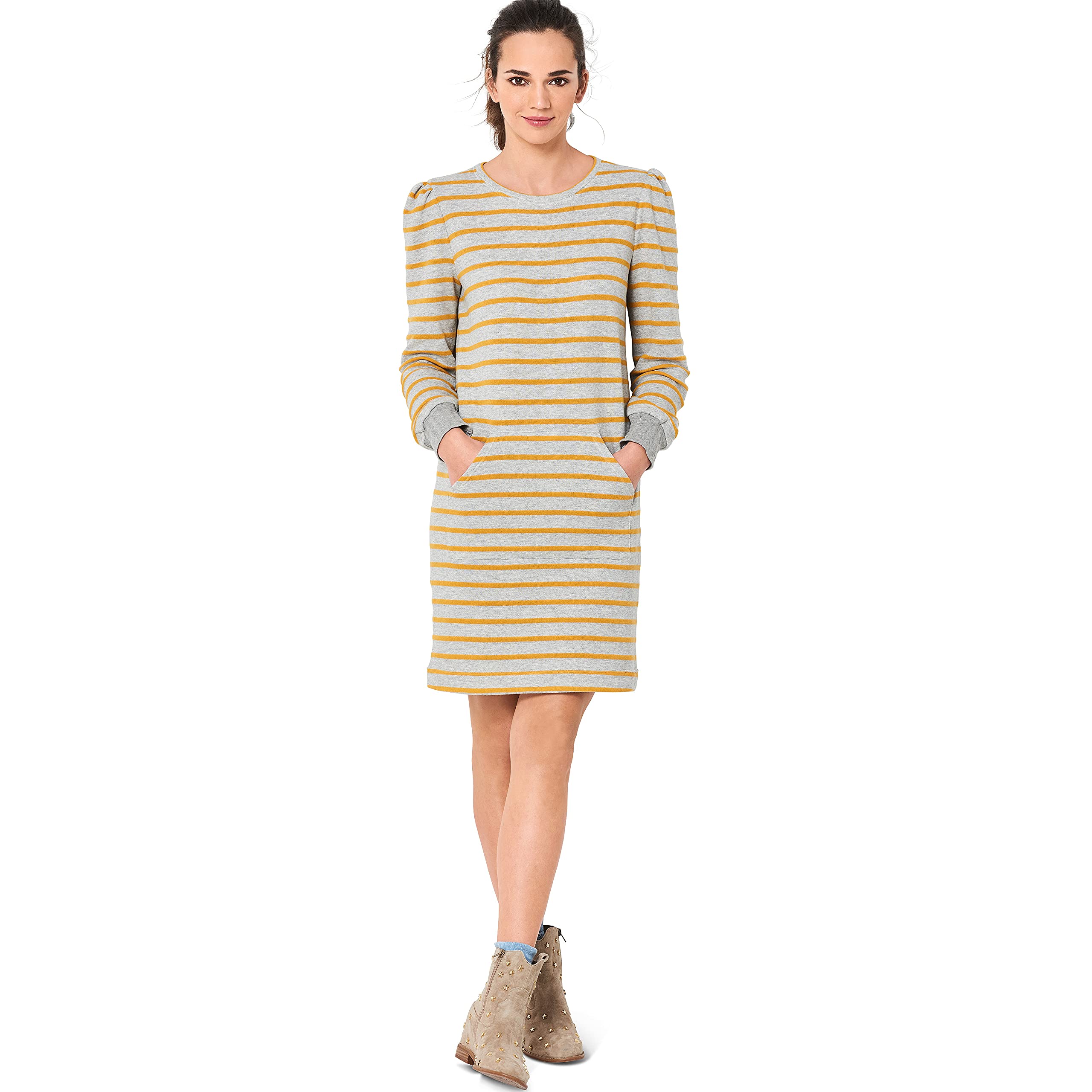 burda-easy-6109-schnittmuster-damen-shirt-kleid-gr-34-44-super-easy-jersey-schni image 7