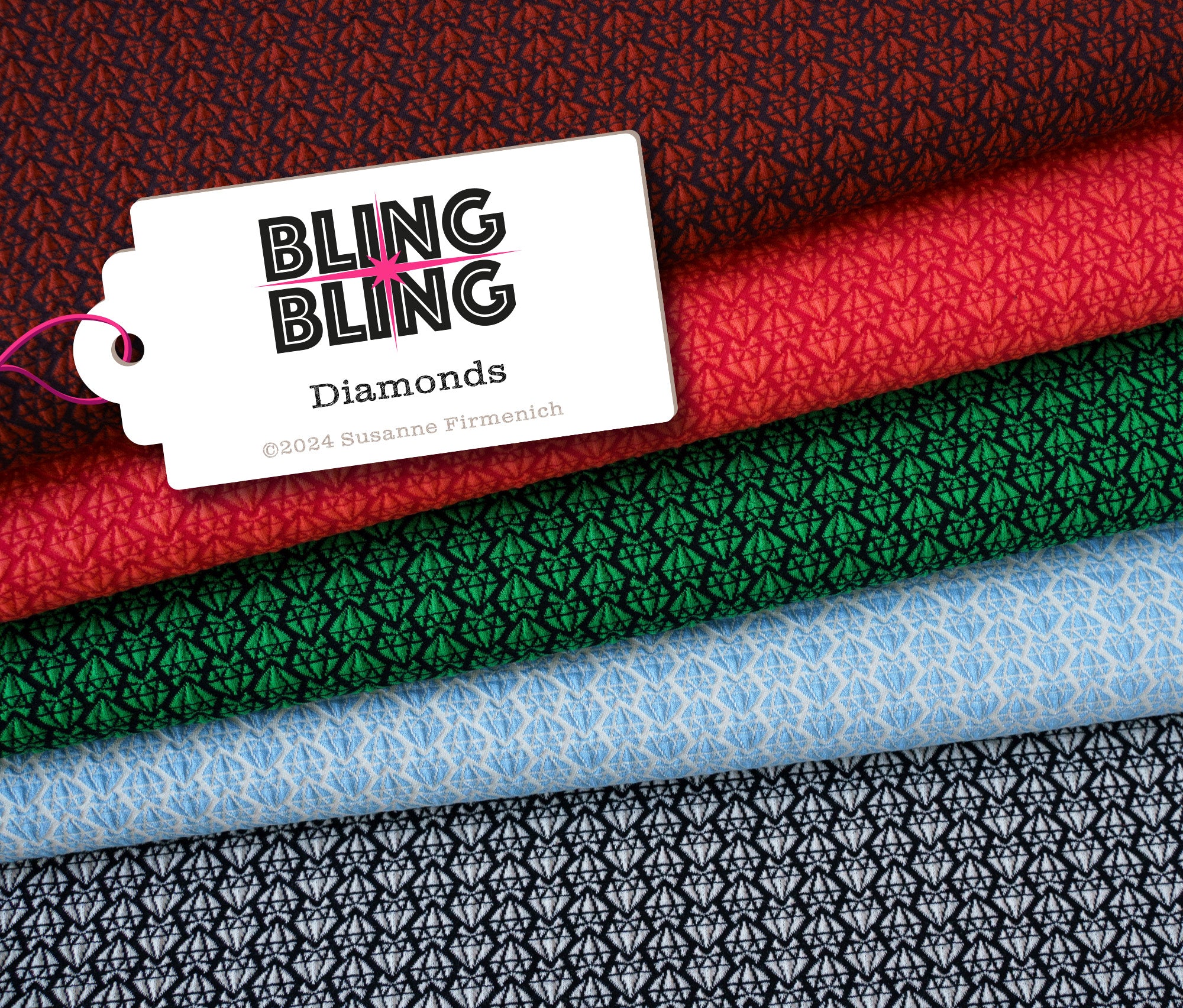 albstoffe-bling-bling-diamonds-knit-elastic-minijacquard-jersey-bio-baumwolle image 1