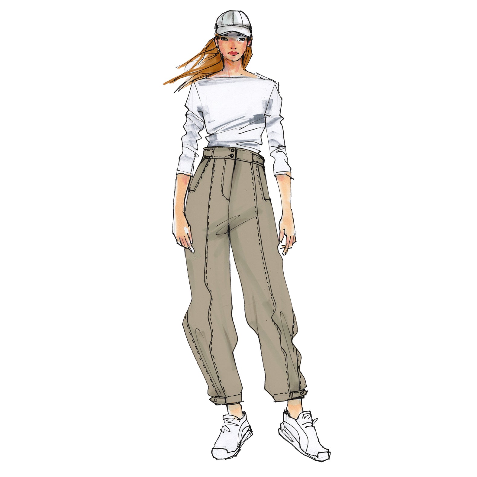 schnittmuster-berlin-barrel-hose-canterbury-damen-ebook-beamer image 1