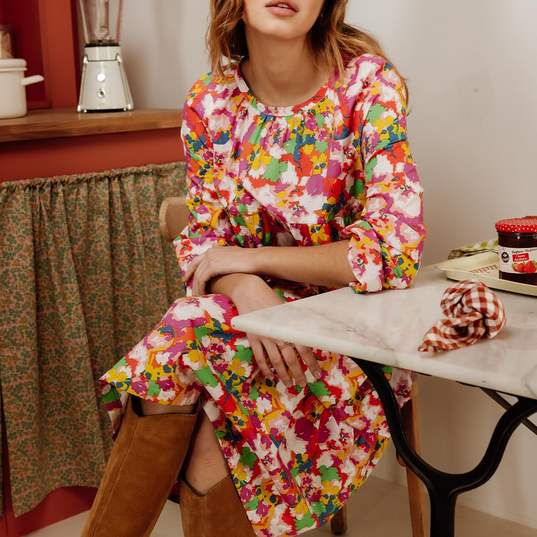 burda-style-schnittmuster-6002-weite-bluse-und-midikleid-mit-ballon-rmeln-damen- image 4