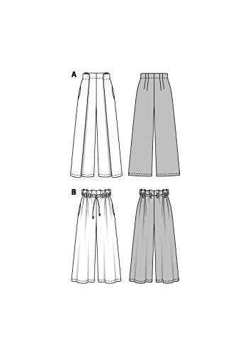 burda-style-6544-schnittmuster-damen-hose-weite-beinweite-gr-34-44 image 5