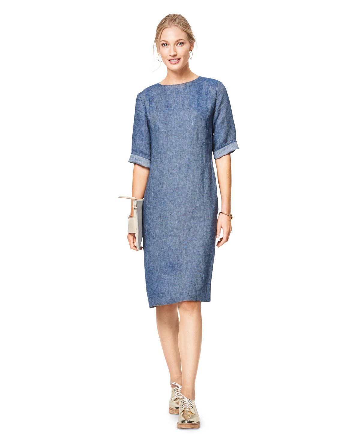 burda-style-6418-schnittmuster-shiftkleid-damen-gr-36-46 image 5