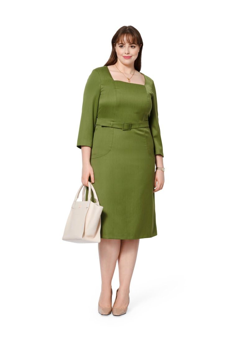 burda-style-5966-kleid-schnittmuster-damen-gr-44-54-level-3 image 2