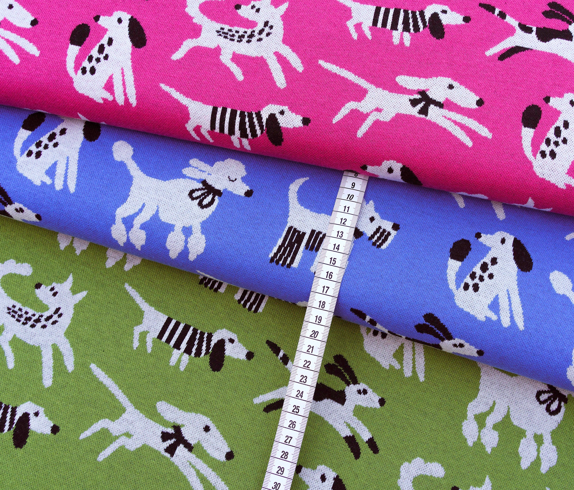 albstoffe-pet-pop-dog-days-jacquard-jersey-bio-meterware image 2