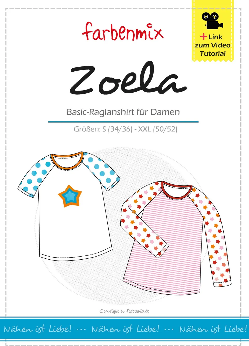 farbenmix-zoela-damen-raglanshirt-schnittmuster-gr-s-xxl image 1