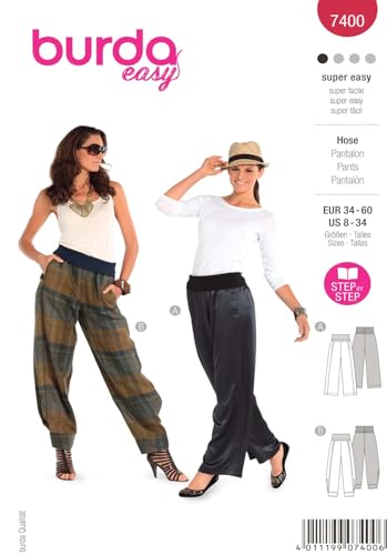 burda-style-schnittmuster-schlupfhose-mit-bequemem-bund-damen-gr-34-36-58-60 image 4