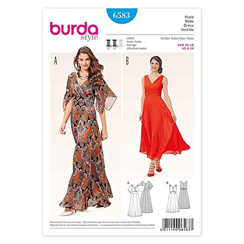 burda-style-empirekleider-6583-schnittmuster-damen-gr-34-46 image 3