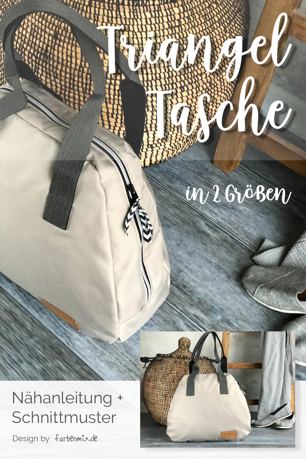 farbenmix-triangel-tasche-henkeltasche-ebook-n-hanleitung image 1
