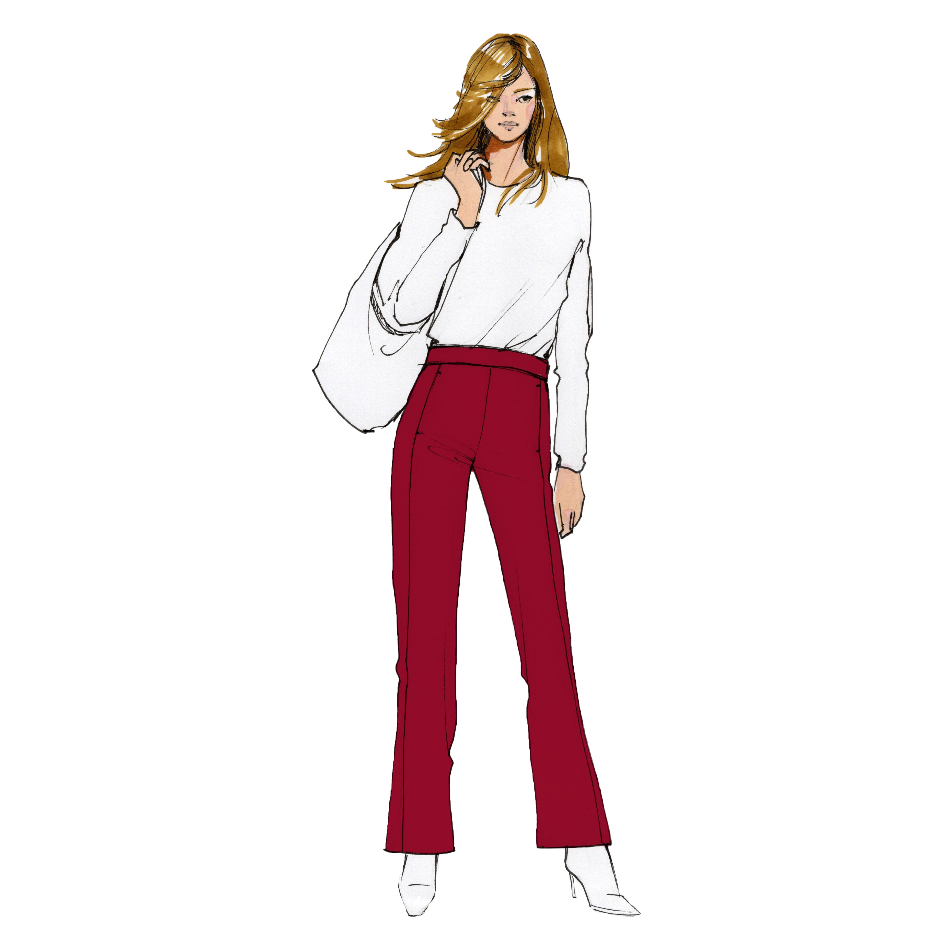schnittmuster-berlin-marlenehose-jagna-papierschnittmuster-damen image 1