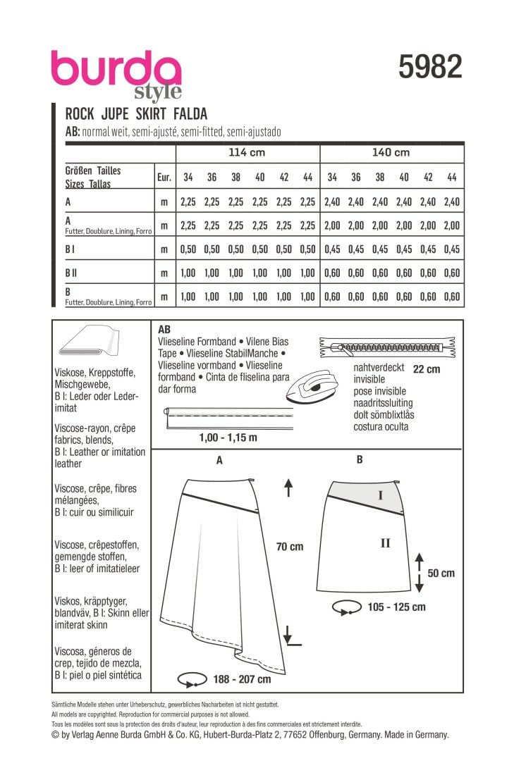 burda-style-5982-schnittmuster-rock-damen-gr-34-44-level-2 image 4