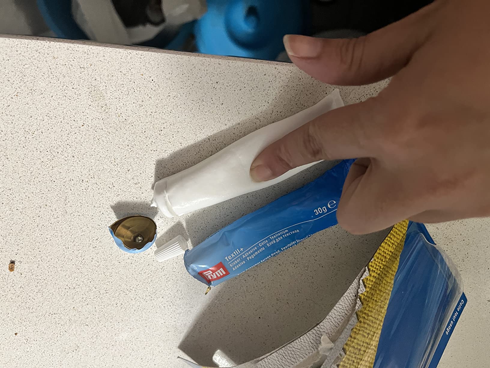Saum ohne Nähmaschine gerettet