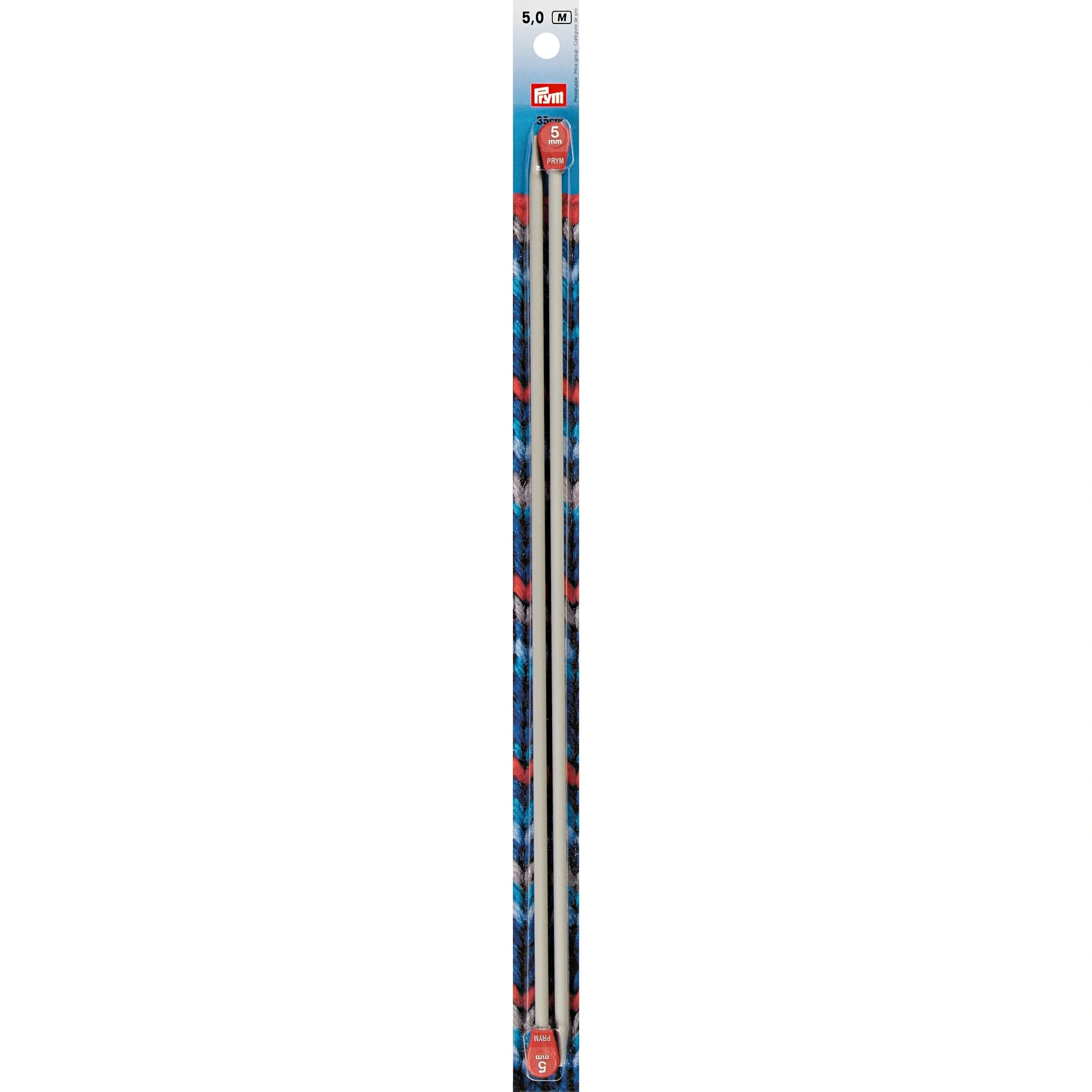 prym-191467-jackenstricknadeln-alu-35-cm-st-rke-5-0-grau image 1
