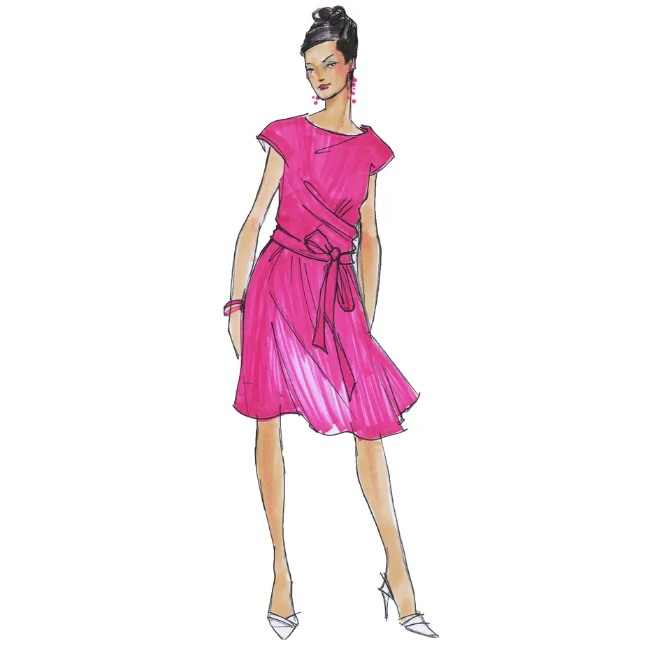schnittmuster-berlin-premium-wickelkleid-marie-ebook image 1