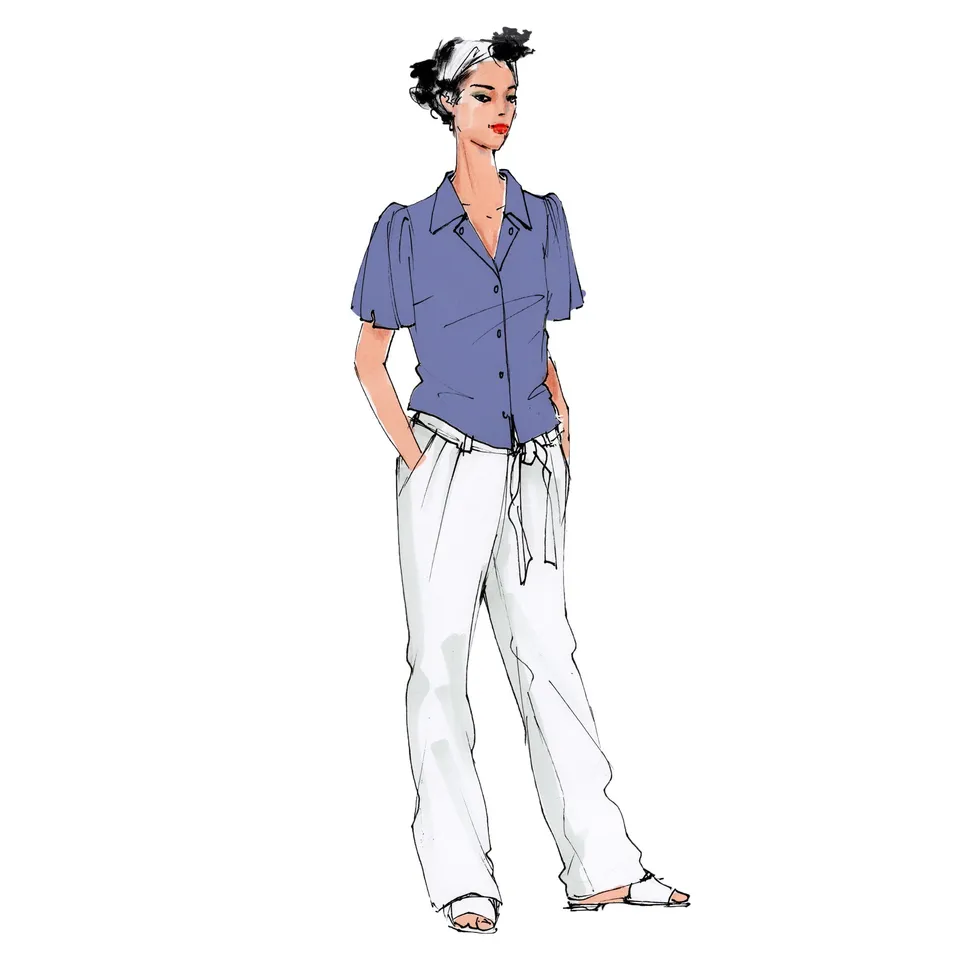 schnittmuster-berlin-bluse-austin-jerseybluse-damen-schnittmuster image 1