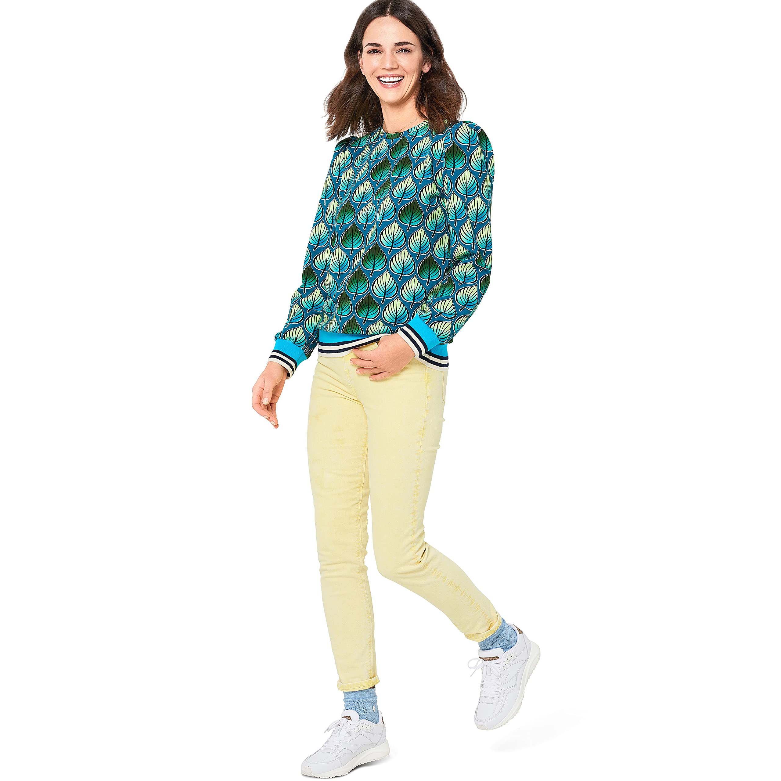 burda-easy-6109-schnittmuster-damen-shirt-kleid-gr-34-44-super-easy-jersey-schni image 8