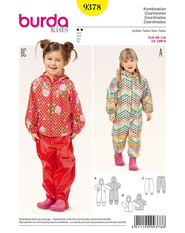 burda-style-9378-schnittmuster-kinder-outdoor-overall-regen-schnee-18m-6 image 1