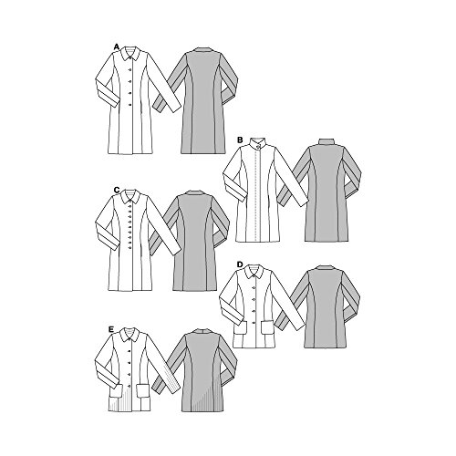 burda-style-8292-schnittmuster-damen-mantel-gr-36-46-papierschnitt image 6