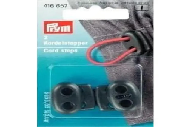 prym-kordelstopper-kunststoff-2-loch-schwarz-waschbar-bis-40-grad image 1