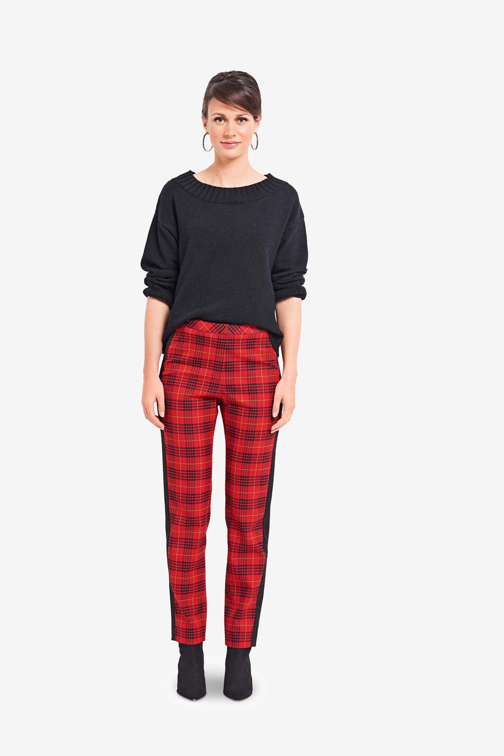 burda-style-schnittmuster-6377-damen-stoffhose-mit-galonstreifen-gr-34-44 image 2