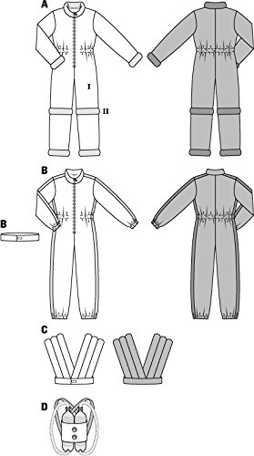 burda-style-schnittmuster-astronaut-overall-weste-backpack-gr-122-158 image 7