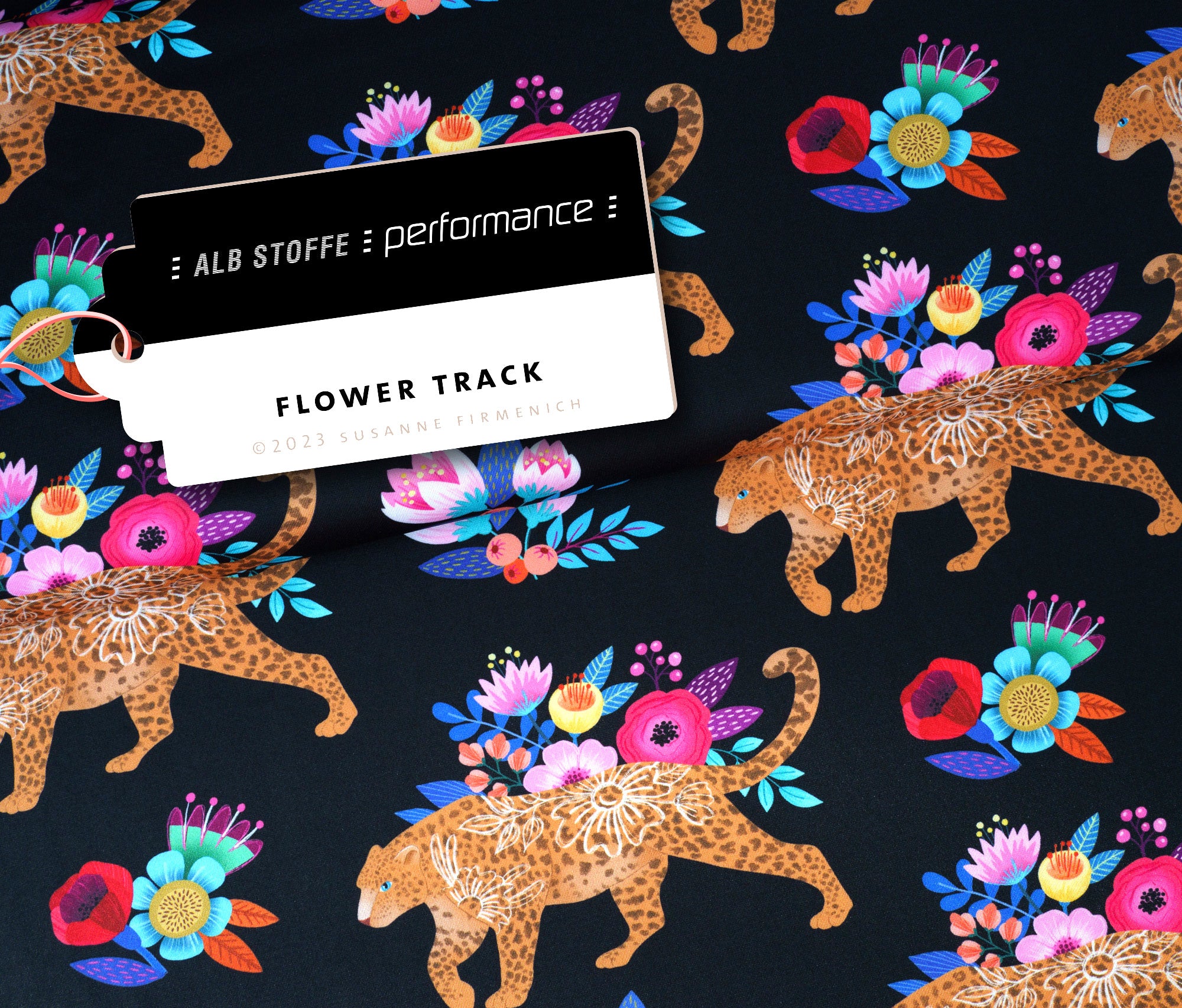 albstoffe-performance-flower-track-schwarz-active-wear-jersey image 1