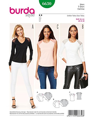 burda-style-b6630-schnittmuster-t-shirt-damen image 4