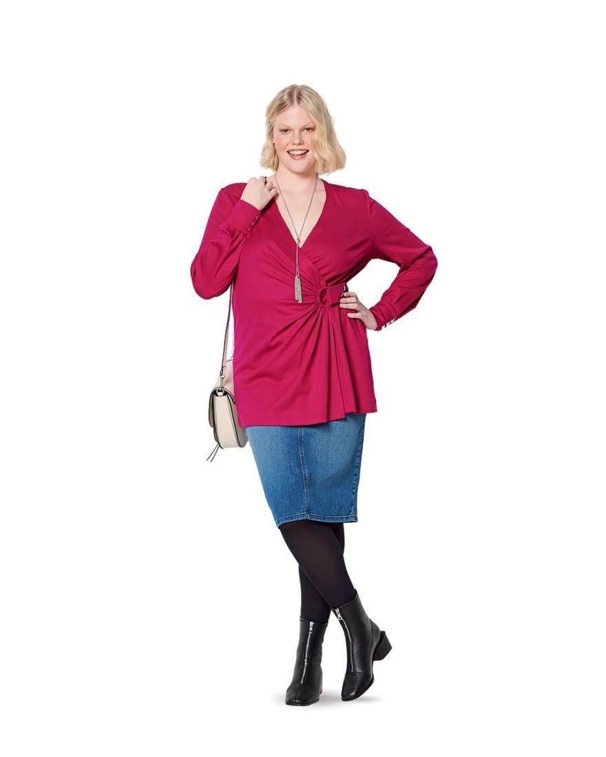 burda-style-6197-schnittmuster-tunika-damen-gr-44-54-level-2-leicht image 3