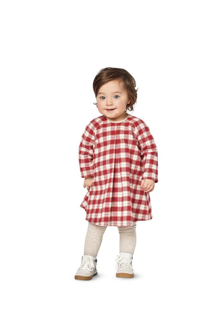 burda-kids-9348-schnittmuster-kinder-kleid-bluse-hose-gr-6m-3y image 2